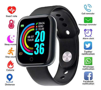 Relógio Smartwatch D20 Preto