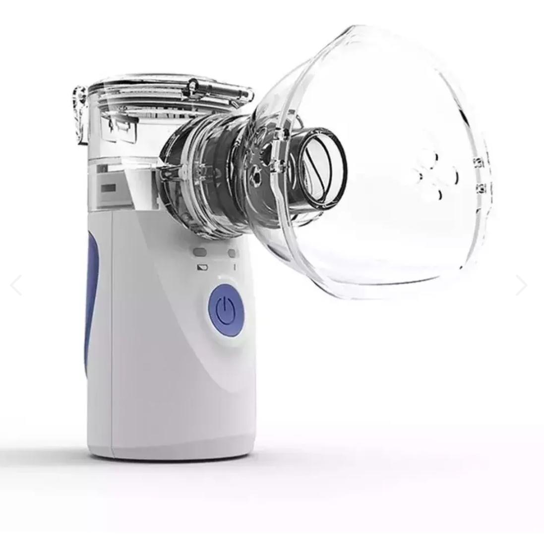 Inalador Nebulizador Portátil Mini Recarregável Cor Branco 110v/220v