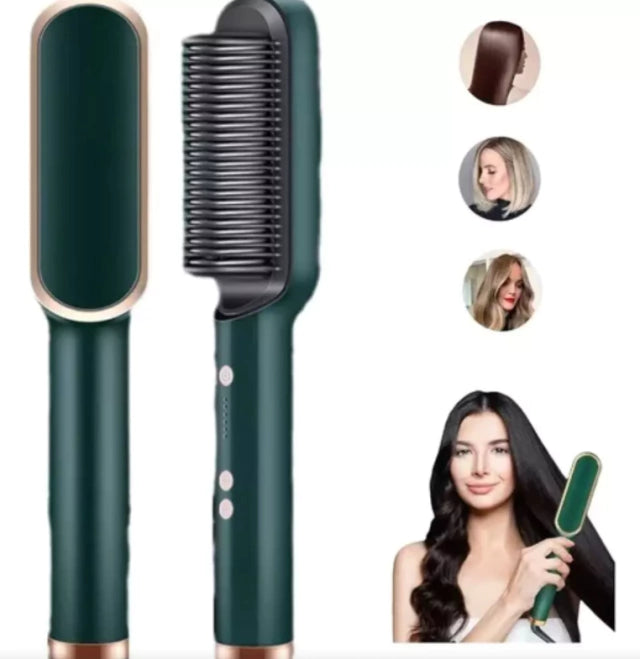 Escova Alisadora De Cabelo 5 Em 1 Bivolt 110V 220V